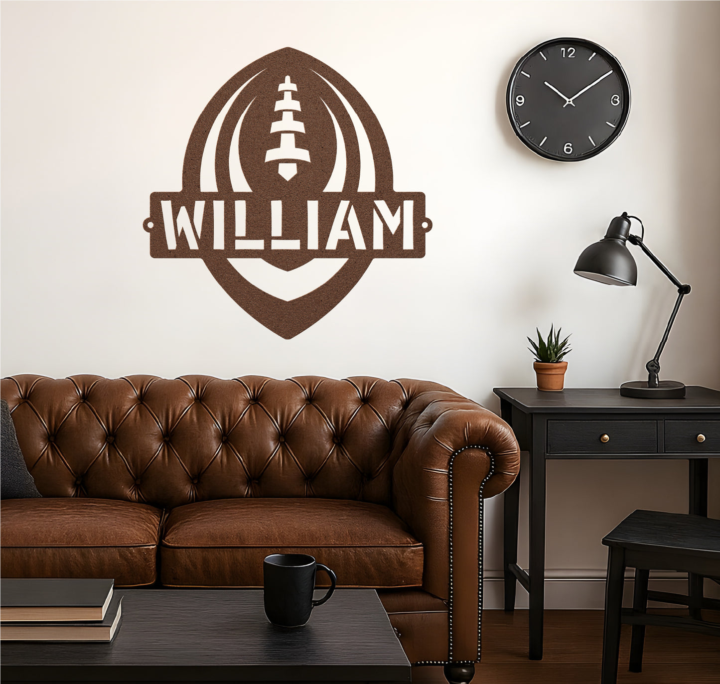 Customizable Football Sign