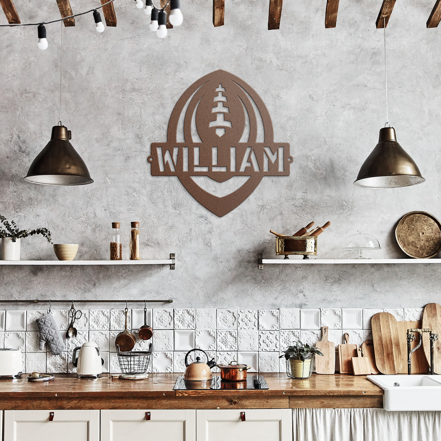 Customizable_Football_Sign_Copper_Rustic_Kitchen_Mockup.png