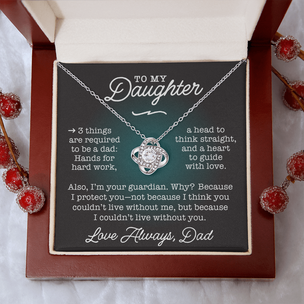 To My Daughter, Three Things