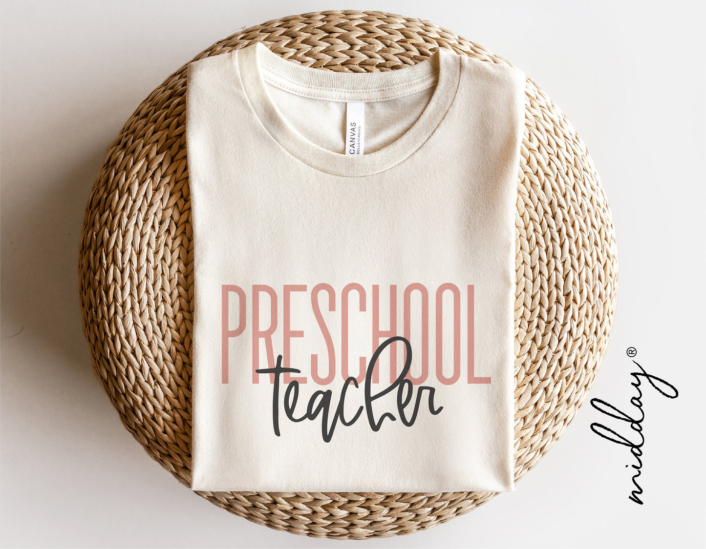 Preschool teacher shirt design in SVG format, suitable for Cricut and Silhouette, perfect for Teacher Appreciation and gifts.