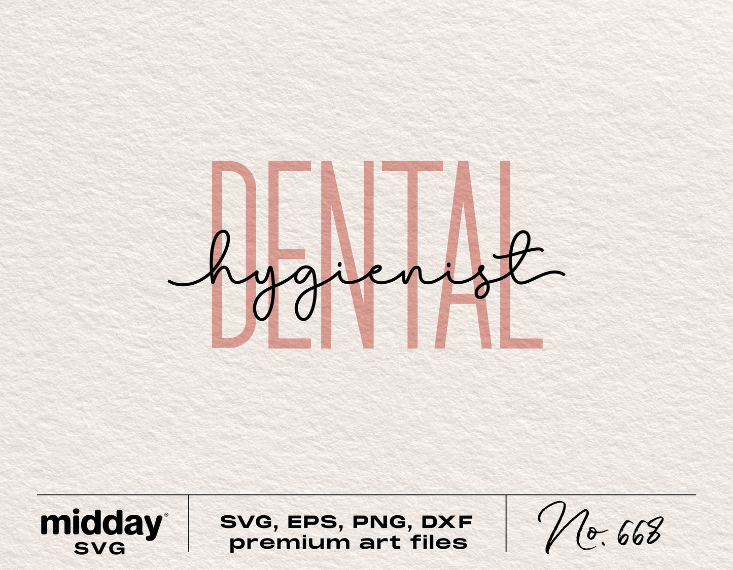Dental Hygienist SVG cutting file for Cricut and Silhouette projects, includes png, eps, dxf formats, perfect for dental gifts.