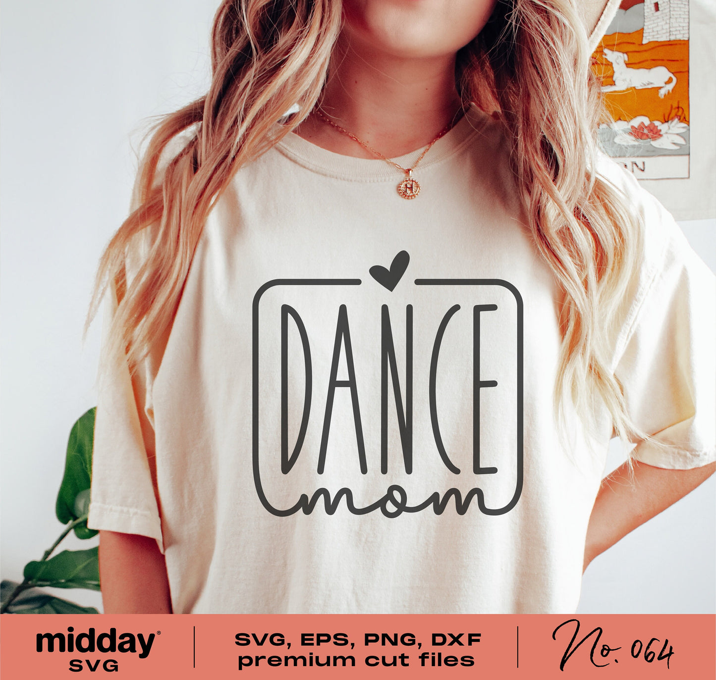 Dance Mom Shirt featuring SVG design, perfect for Cricut and sublimation, ideal gift for dance and cheer moms.