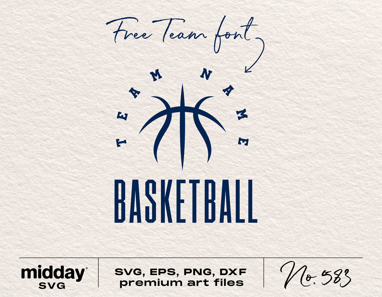 Basketball SVG PNG EPS, Team Font Design for Cricut and Silhouette, Digital Download.