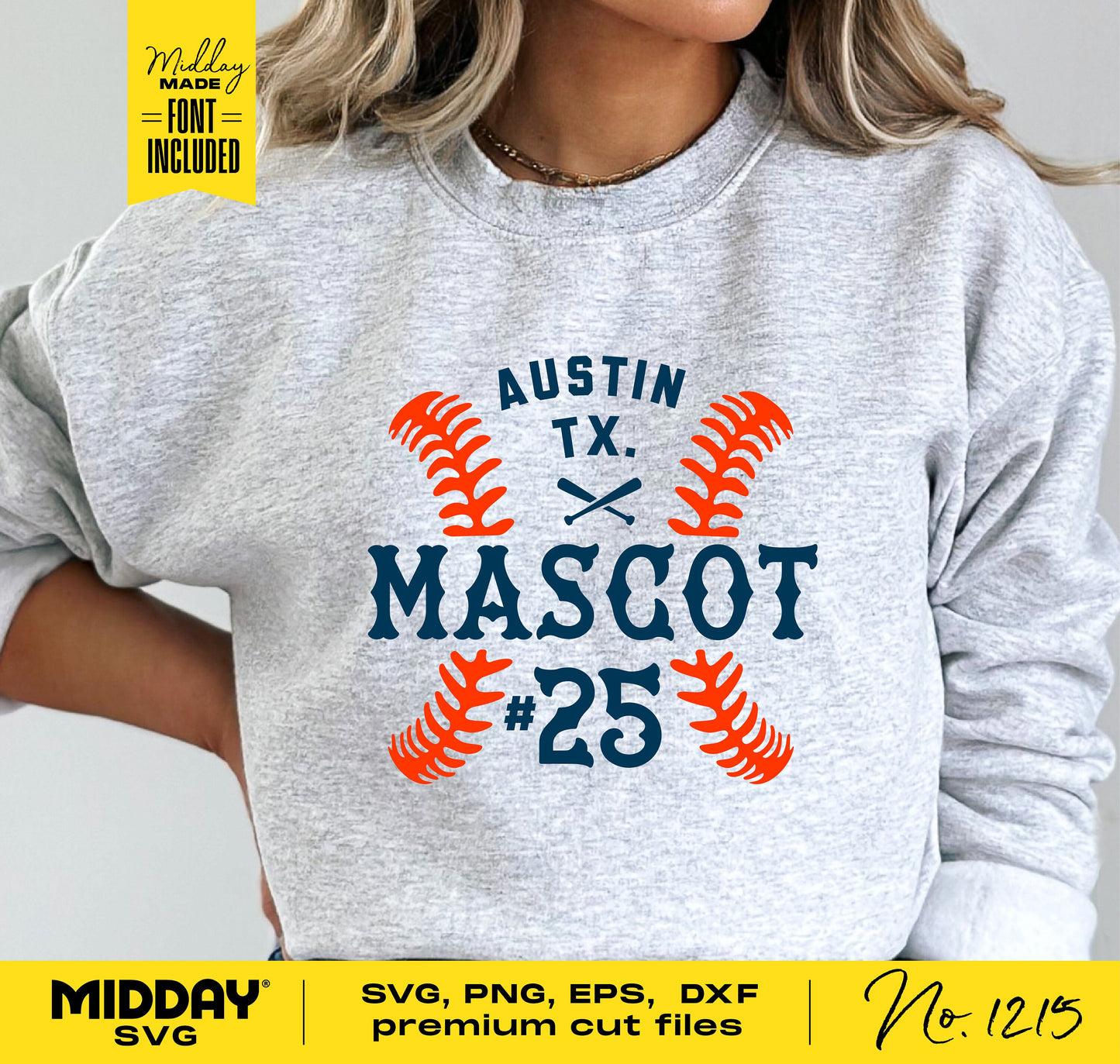 Woman wearing T-ball team shirt with custom name and number, featuring premium SVG, PNG, EPS, DXF cut files for Cricut, Silhouette.