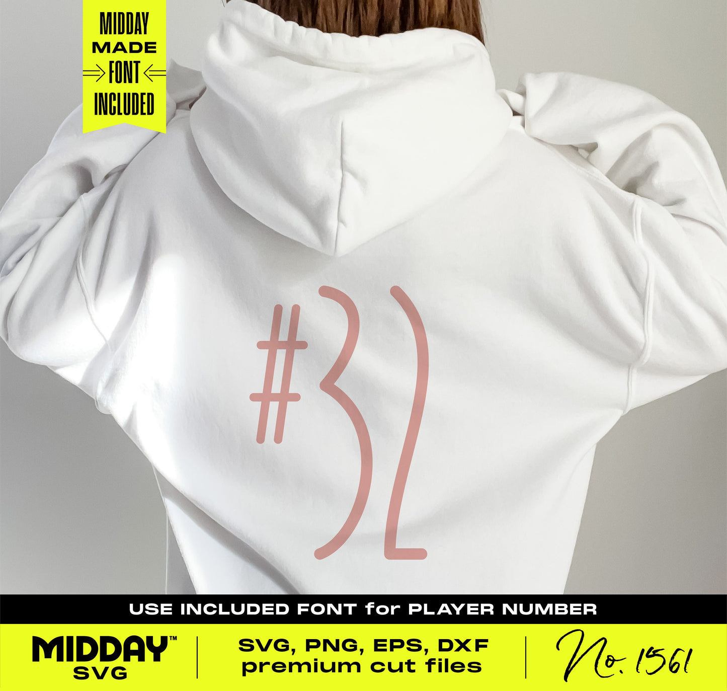 Customizable basketball hoodie SVG design with player number, includes font, compatible with Cricut and Silhouette, premium cut files.
