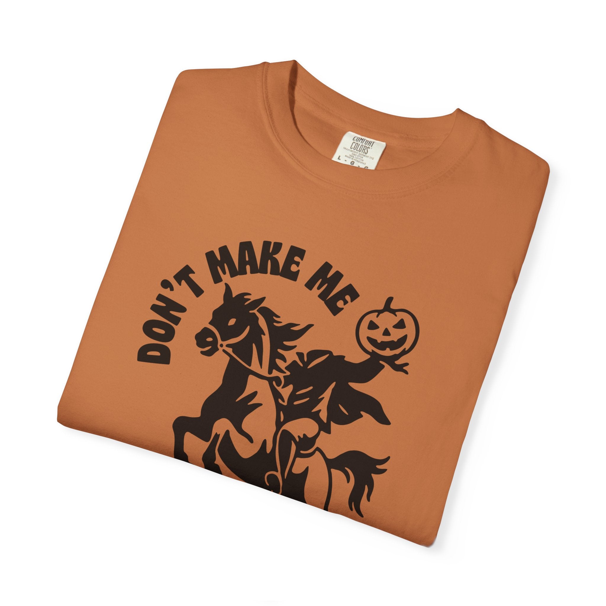 Halloween Horseman Tee, Headless Jack O Lantern T-shirt, Funny Pumpkin Shirt, Sleepy Hollow Costume Top, Don't Lose My Head Clothing, Unisex