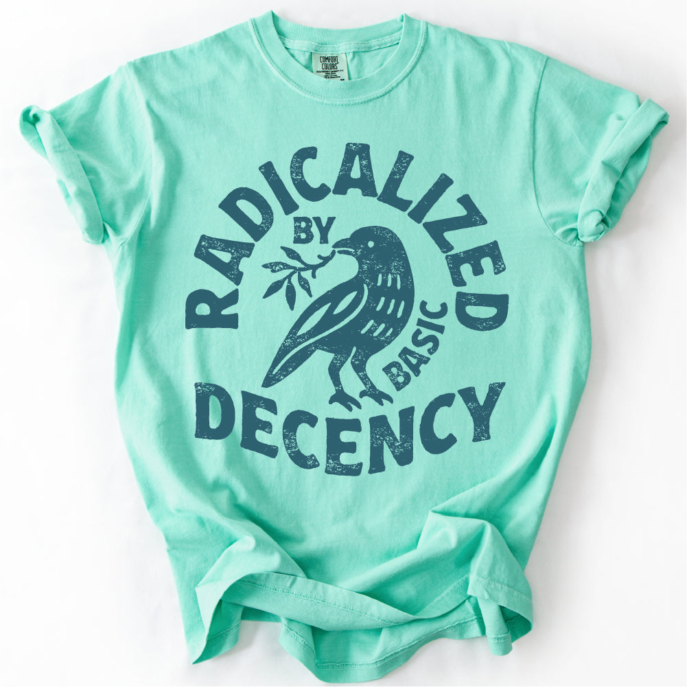 Radicalized By Basic Decency Unisex Comfort Colors® T-shirt,