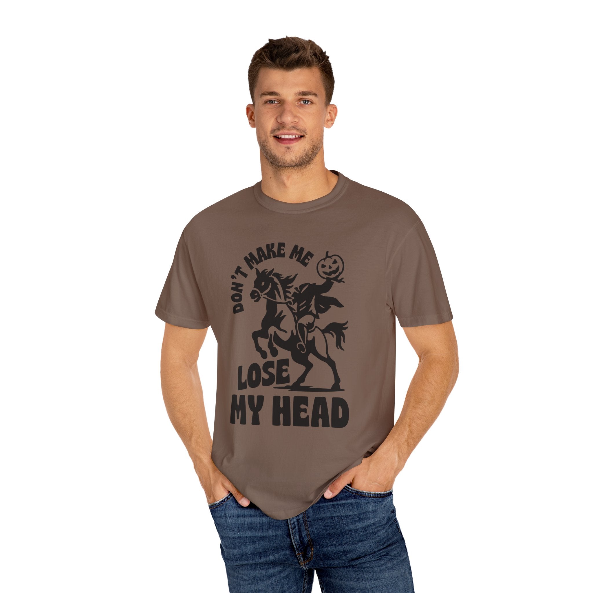 Halloween Horseman Tee, Headless Jack O Lantern T-shirt, Funny Pumpkin Shirt, Sleepy Hollow Costume Top, Don't Lose My Head Clothing, Unisex