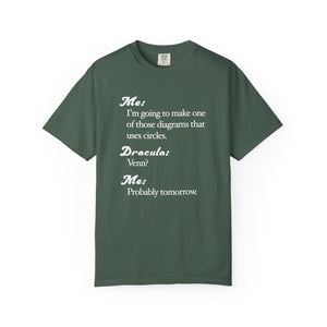 Funny Venn Diagram Dracula Shirt, Halloween Tee, Dad Joke Shirt - Unisex T-shirt, Halloween Shirt, Graphic Tee, Halloween Costume, Halloween