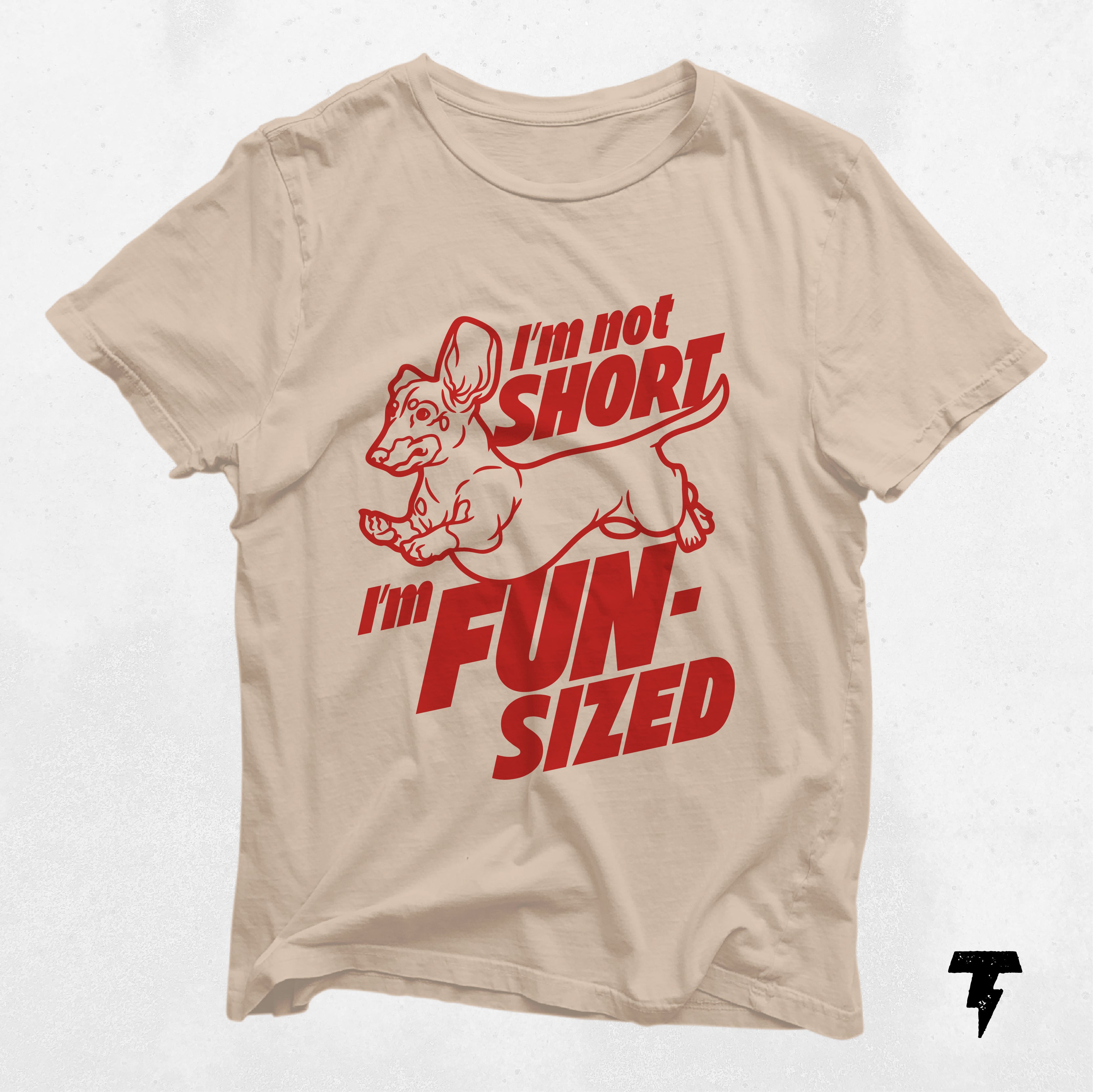 a t - shirt that says i'm not short, i'm fun