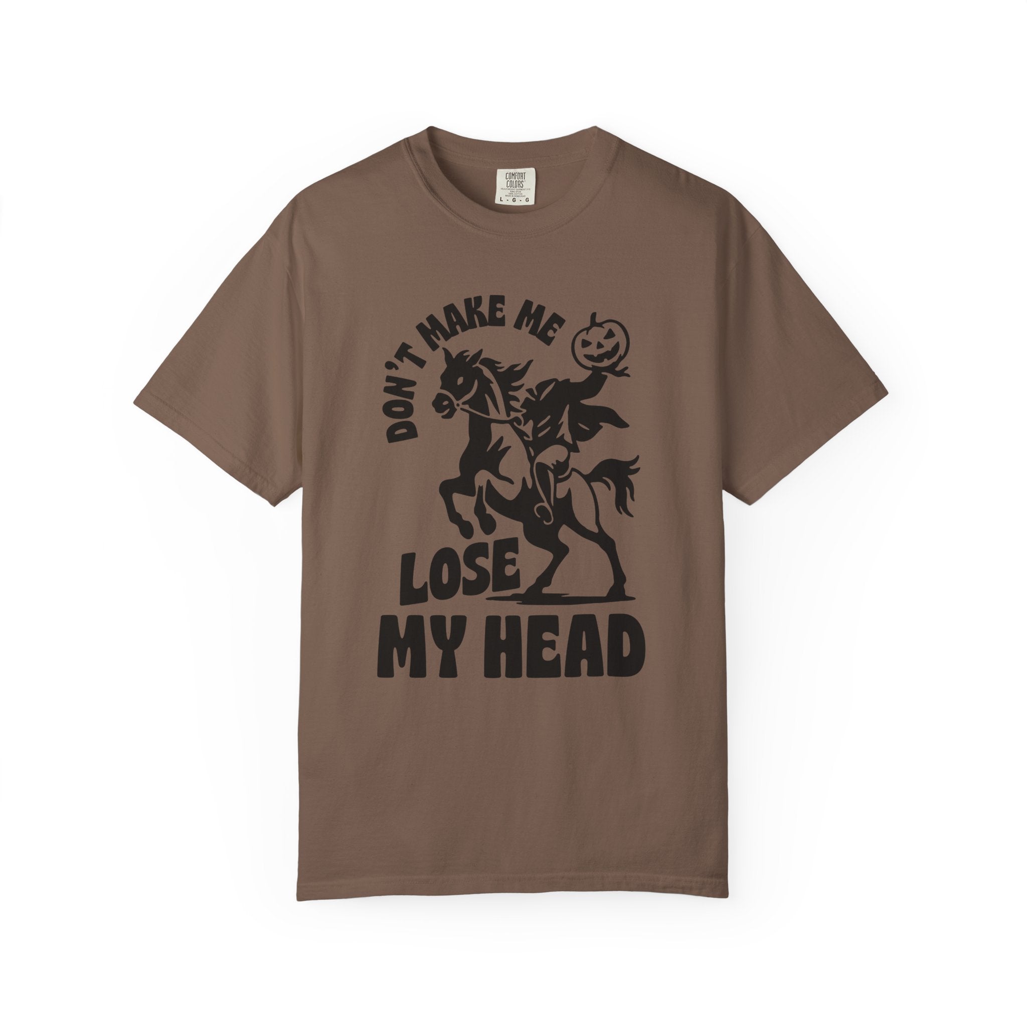Halloween Horseman Tee, Headless Jack O Lantern T-shirt, Funny Pumpkin Shirt, Sleepy Hollow Costume Top, Don't Lose My Head Clothing, Unisex