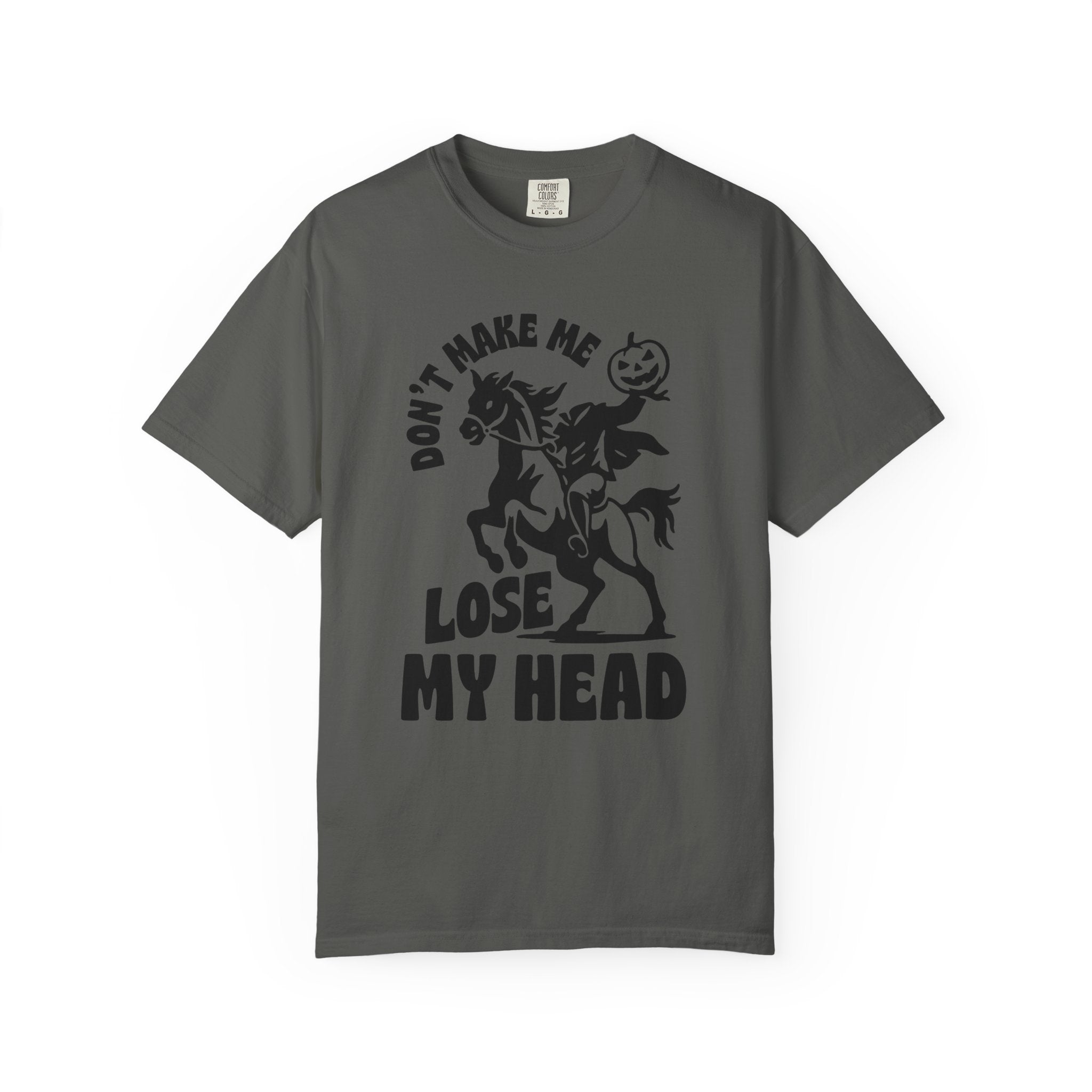 Halloween Horseman Tee, Headless Jack O Lantern T-shirt, Funny Pumpkin Shirt, Sleepy Hollow Costume Top, Don't Lose My Head Clothing, Unisex