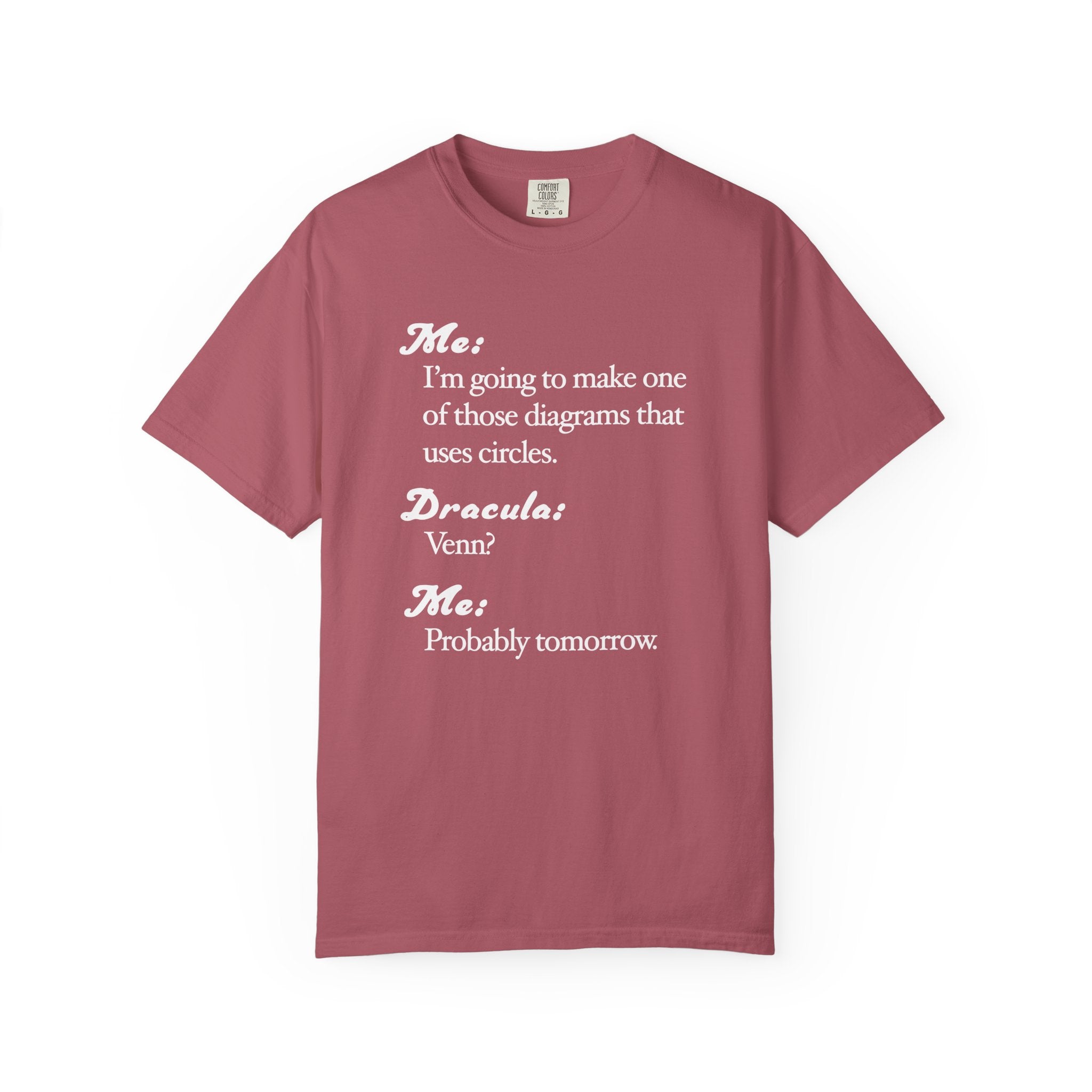 Funny Venn Diagram Dracula Shirt, Halloween Tee, Dad Joke Shirt - Unisex T-shirt, Halloween Shirt, Graphic Tee, Halloween Costume, Halloween