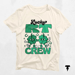 Lucky (RT) Respiratory Therapist Crew St. Patrick's Day Shirt