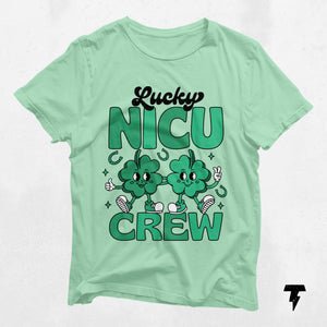 Lucky NICU Crew St. Patrick's Day Shirt