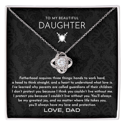 To My Daughter, Fatherhood.