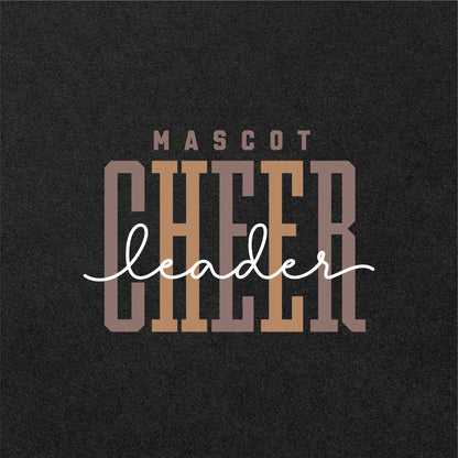 DIY Elegant Cheer SVG with personalized team name font on a dark background, ideal for shirts, banners, or signs to show team spirit.