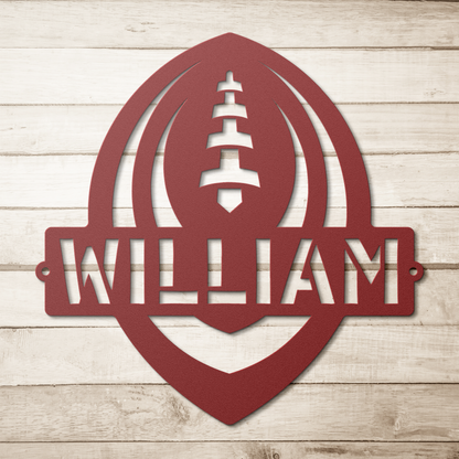 Customizable_Football_Sign_Red_Simple_Wood_BKGD_Mockup.png