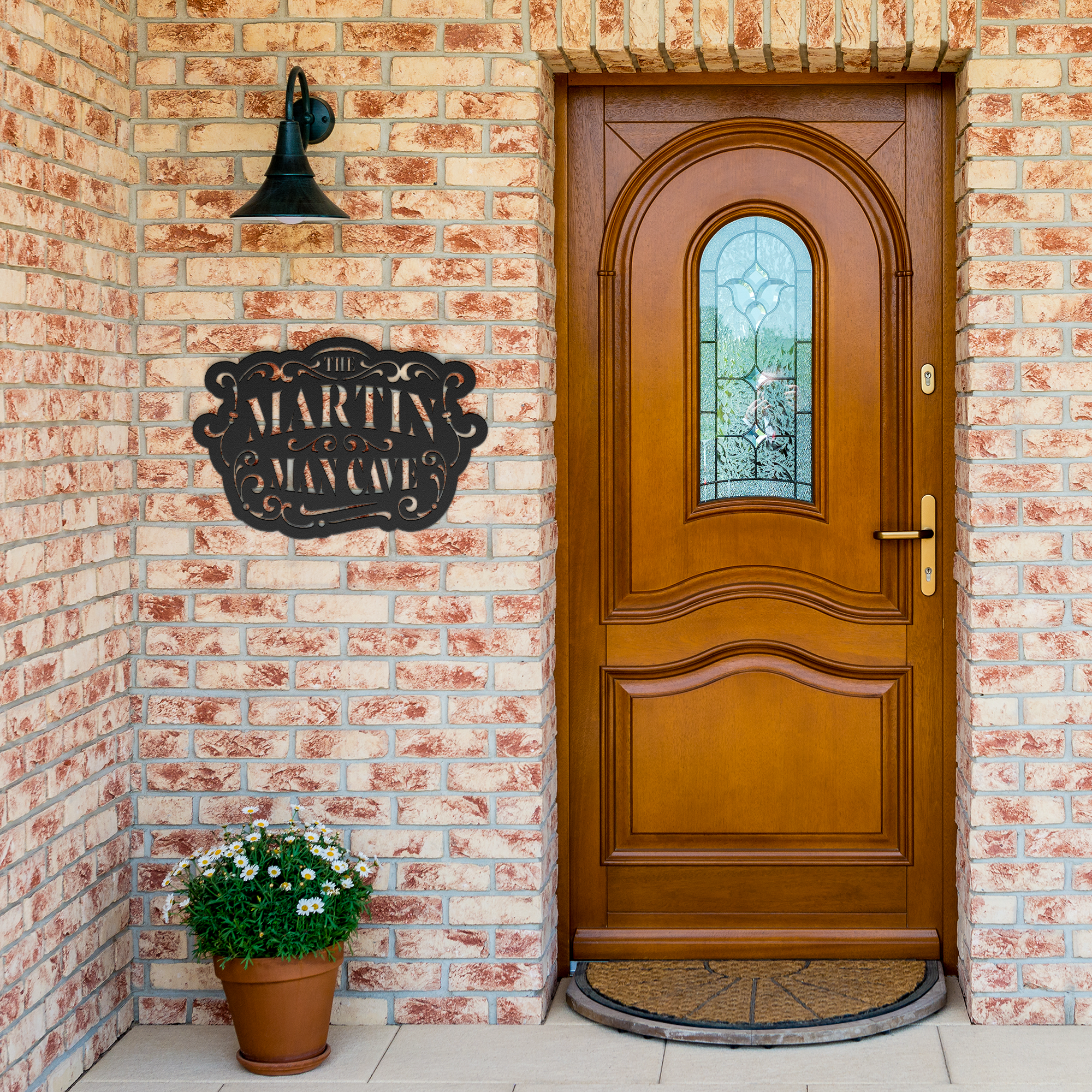 Customizable_Man_Cave_Sign_Black_Brick_Entrance_Mockup.png
