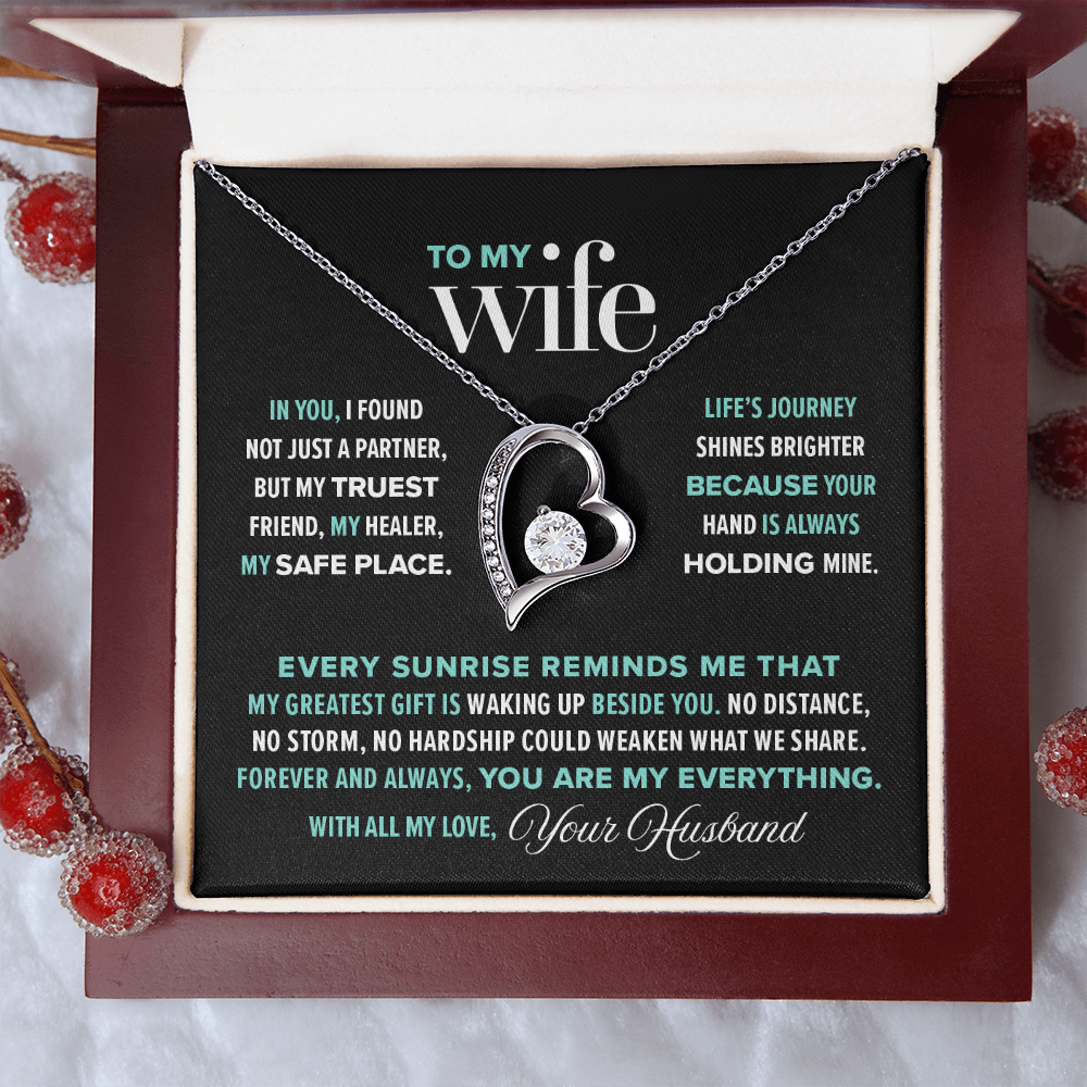 Forever Love Necklace, From Husband to Wife, My Truest Friend