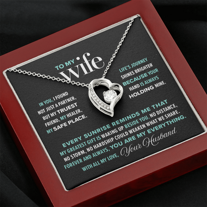 Forever Love Necklace, From Husband to Wife, My Truest Friend