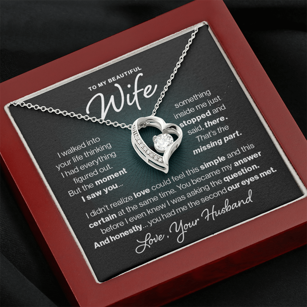 To My Wife, My Missing Part