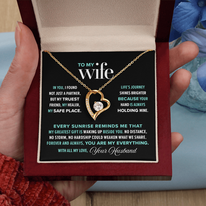 Forever Love Necklace, From Husband to Wife, My Truest Friend