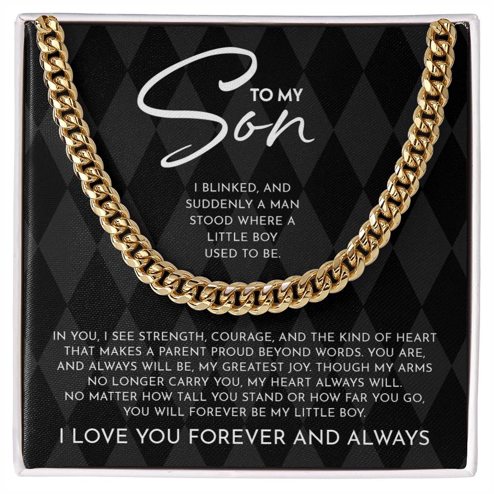 To My Son, My Little Boy.