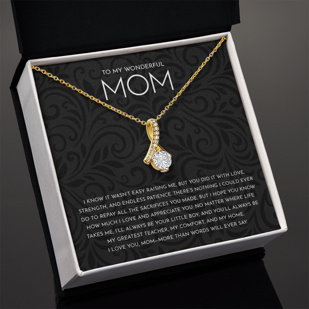 To My Mom, Thank you.