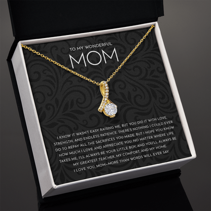 To My Mom, Thank you.