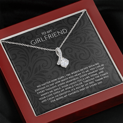 To My Girlfriend, Thank You.