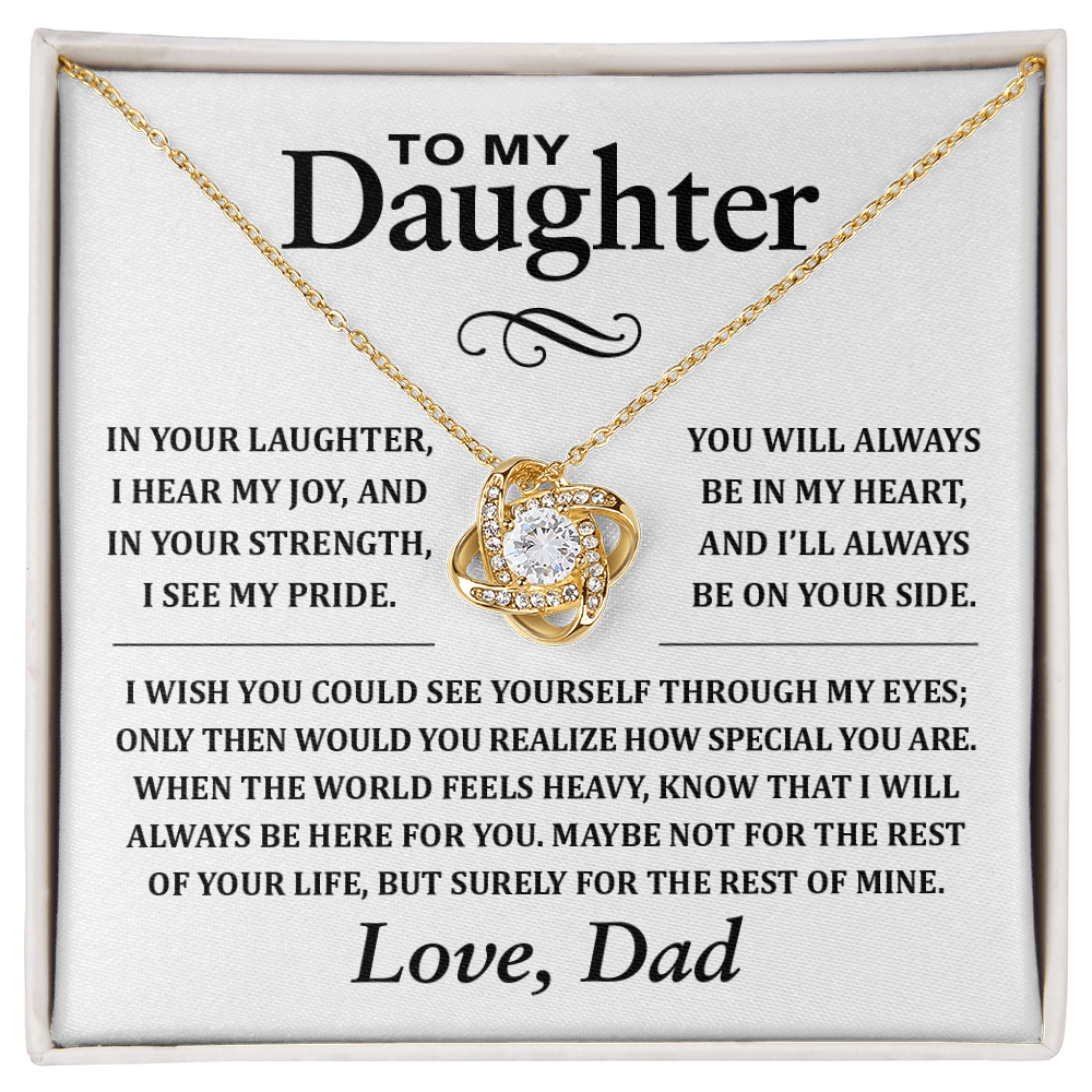To My Daughter From Dad, How Special You Are, Pendant Necklace
