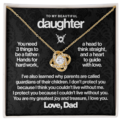 To My Daughter, My Treasure.