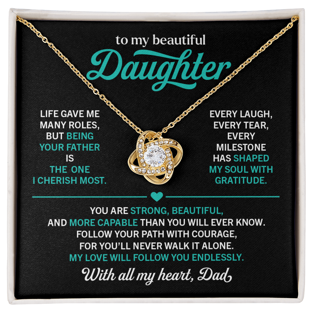 Dad to Daughter, Gratitude.