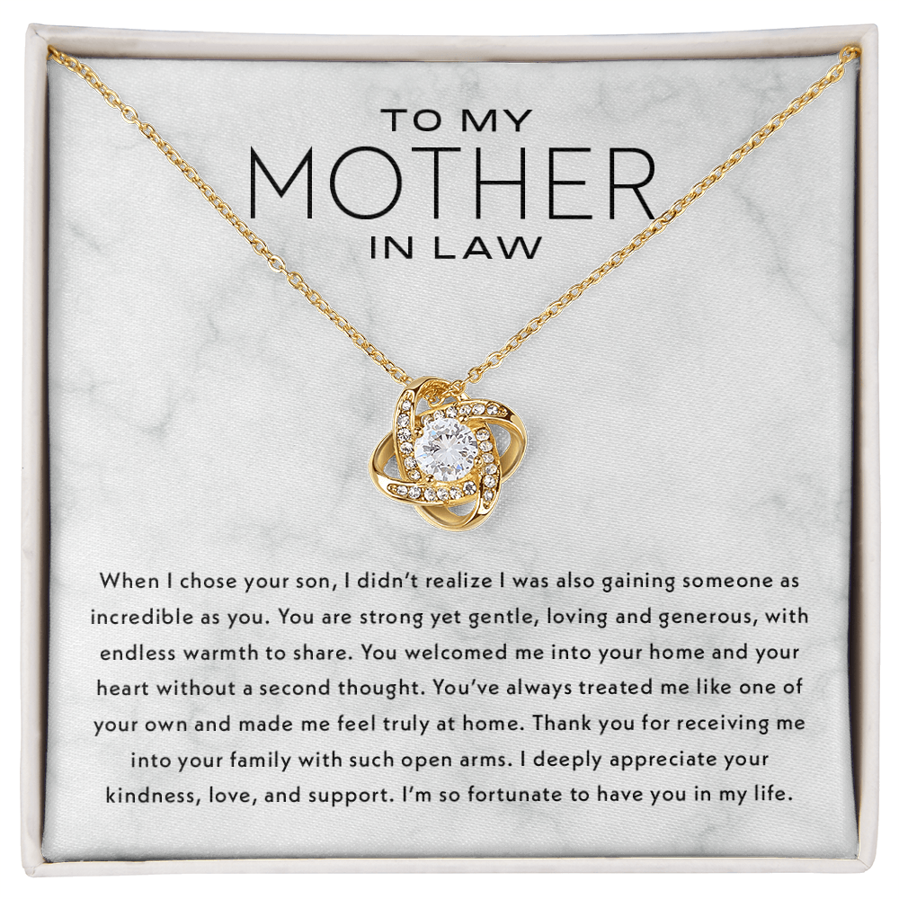 Mother In Law Gift - Love Knot Necklace