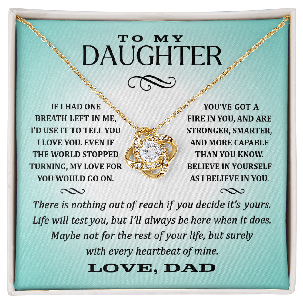 Dad to Daughter, Heartbeat.