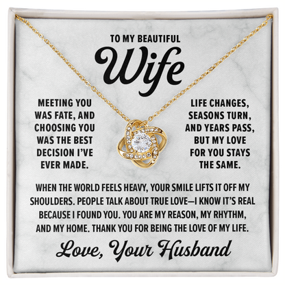 To My Wife, My Reason.