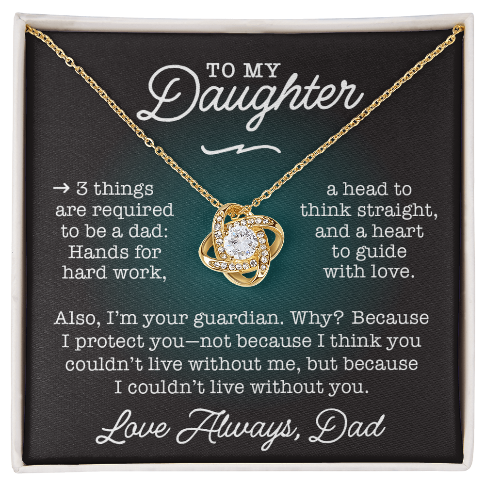 To My Daughter, Three Things