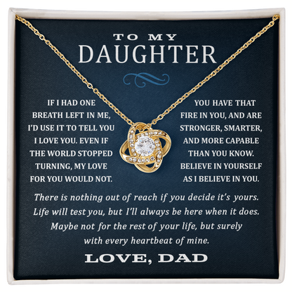 Dad to Daughter, Heartbeat.