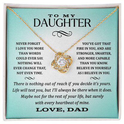 Dad to Daughter, Every Heartbeat.