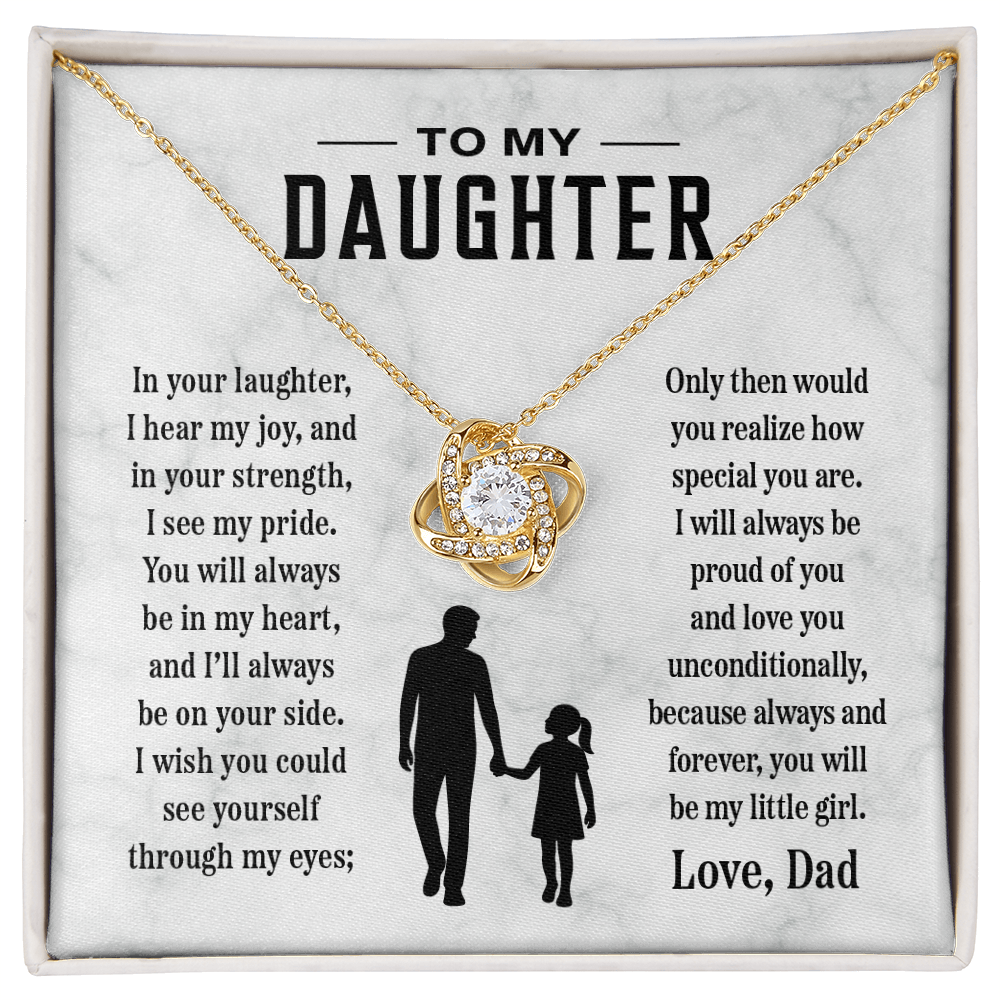 To My Daughter, Always In My Heart, Pendant Necklace
