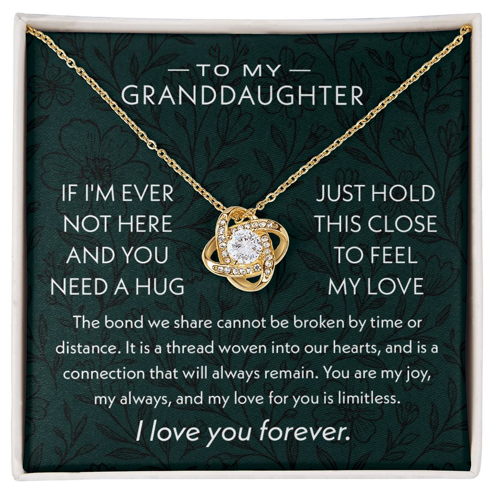 To My Granddaughter, Our Bond.