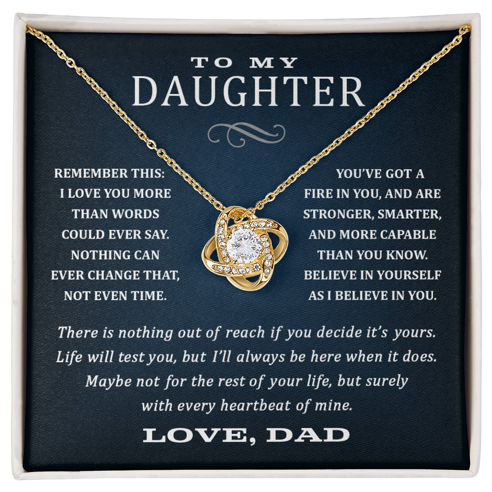 Dad to Daughter, Heartbeat.