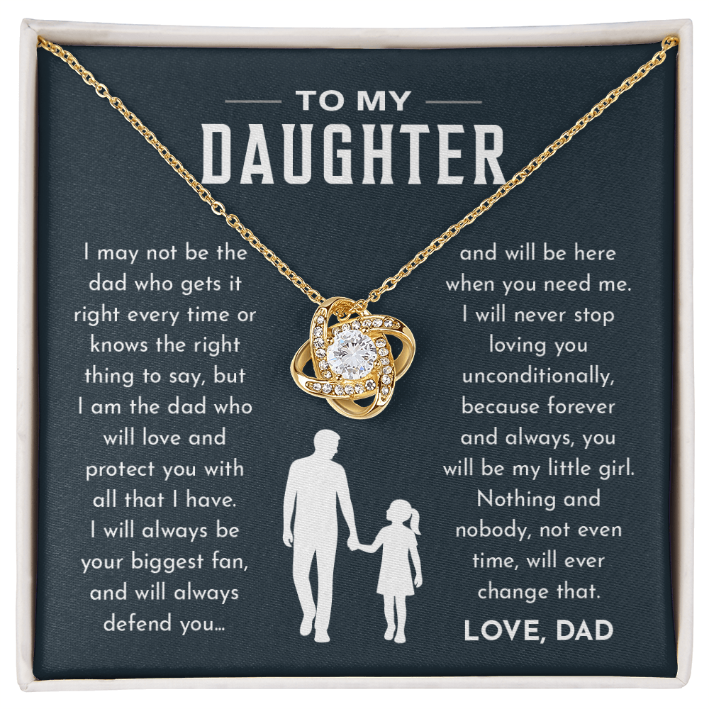 Dad to Daughter, Necklace, My Little Girl