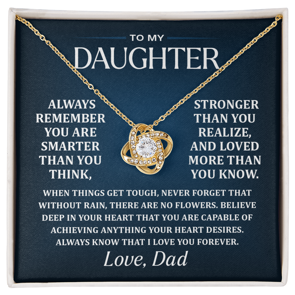 Dad To Daughter, Remember.