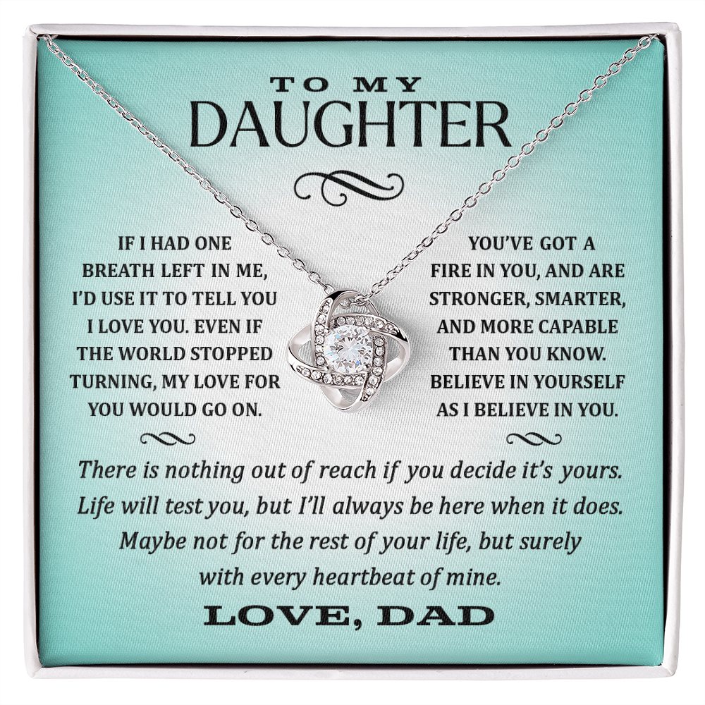 Dad to Daughter, Heartbeat.