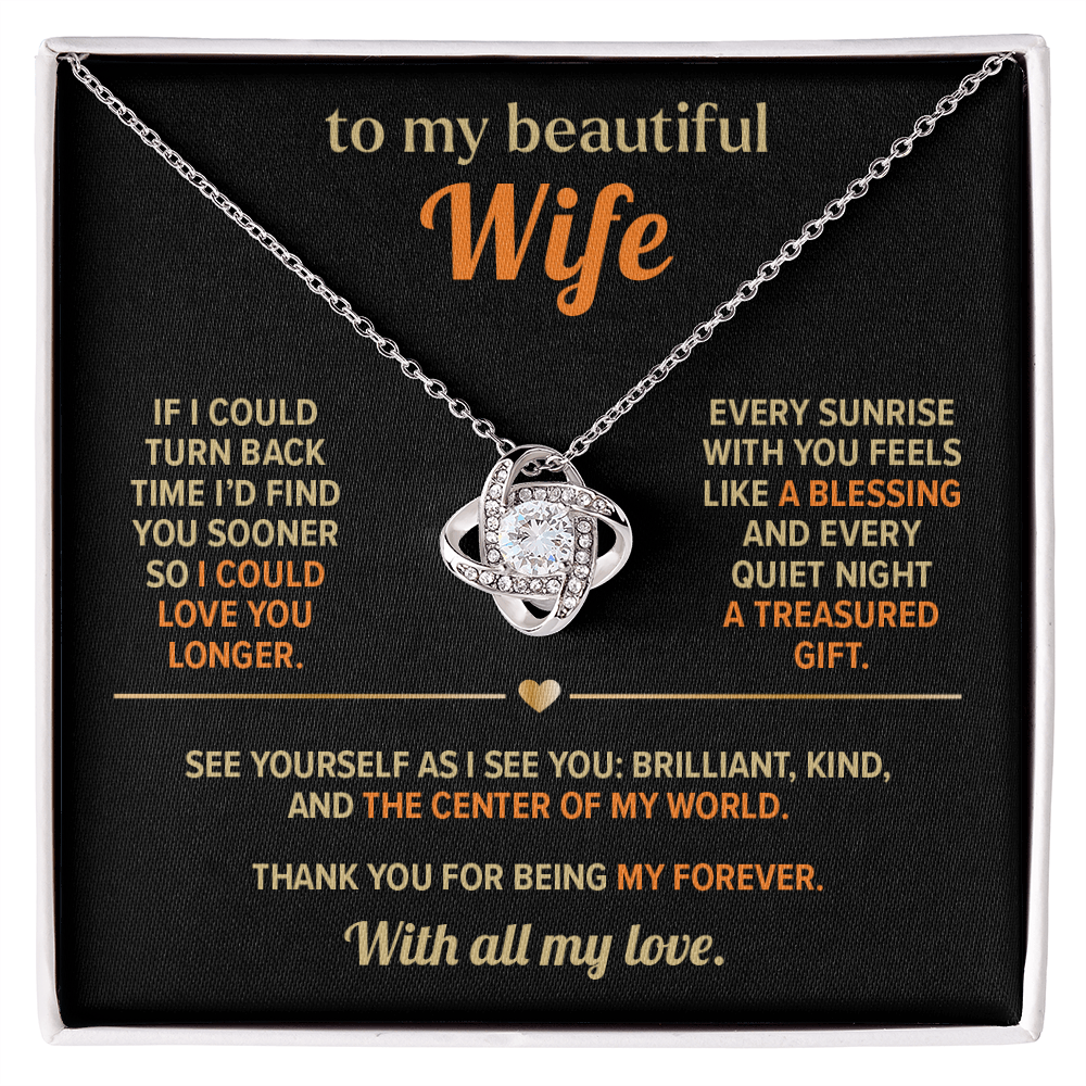 To My Wife. My Treasure.