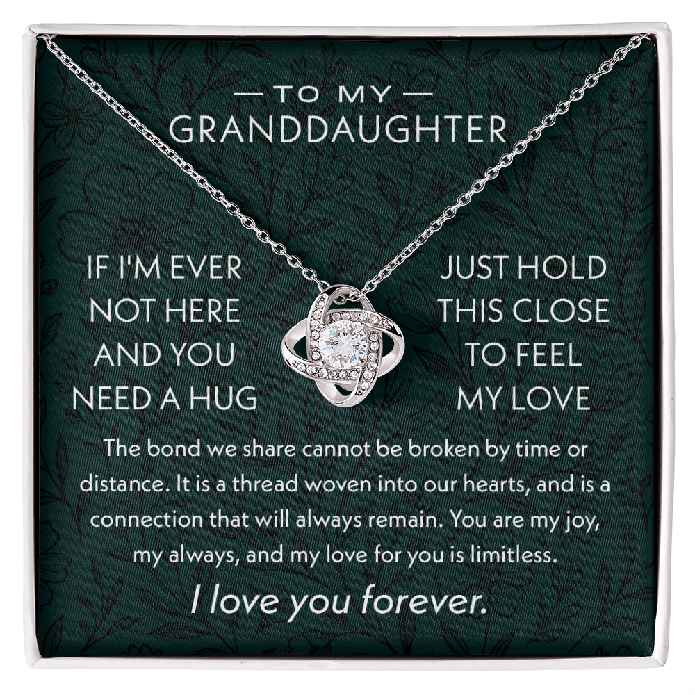 To My Granddaughter, Our Bond.