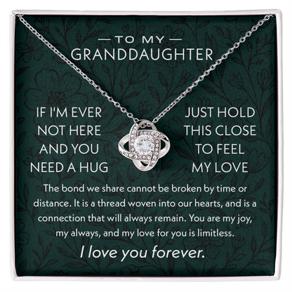 To My Granddaughter, Our Bond.