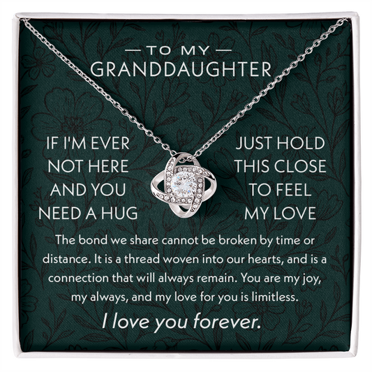To My Granddaughter, Our Bond.